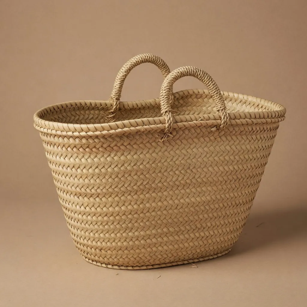 Palm Leaf Market Basket — baskets in Palm leaf